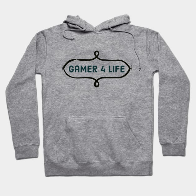 Gamer for life/gaming meme #1 Hoodie by GAMINGQUOTES